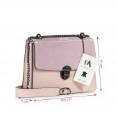 Geanta dama de umar din piele naturala DiAmanti Fiammetta Rosa Geanta dama de umar din piele naturala DiAmanti Fiammetta Rosa